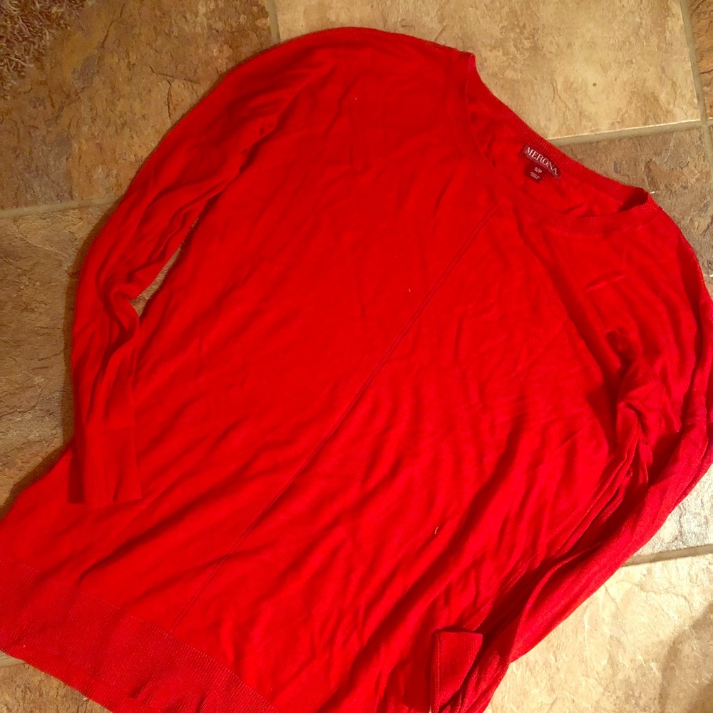 Red sweater